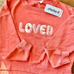 NWT Valentines sweatshirt size large